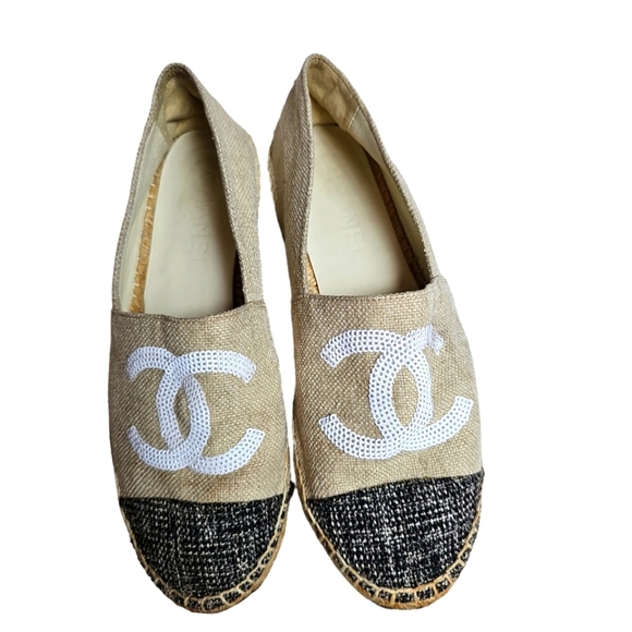 CHANEL Shoes - CHANEL ESPADRILLE SHOES
